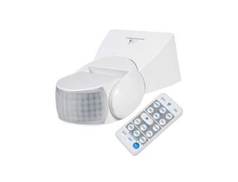 Czujnik ruchu na podczerwień z pilotem IP65, max 800W (żarówka), max 1200W (LED) Maclean MCE241