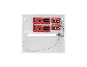 Zestaw do 16 kamer IP switch PoE 16P+2G w obudowie wewnętrznej ABOX-H zasilacz 192W (2x96W)