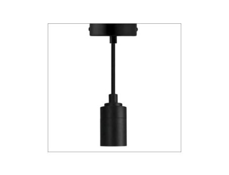 OPRAWKA DECO E27 LUXURY ELEGANCE CZARNA MAT