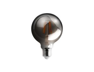 Żarówka LED E27 G80 6W = 50W 650lm 2200K Ciepła 360 Filament dymiona