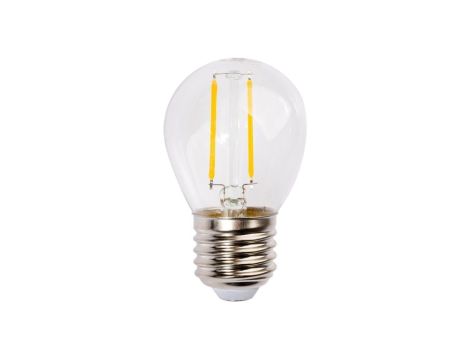 Żarówka LED E27 G45 2W = 23W 230lm 3000K Ciepła 280 Filament GOLDLUX