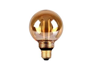 Żarówka Dekoracyjna LED E27 G80 4W 200lm 1800K Ciepła 320 DecoVintage Amber Pillar GOLDLUX