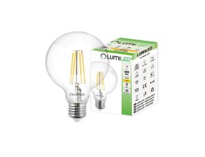 Żarówka Dekoracyjna Kulista LED E27 G95 8W = 65W 880lm 3000K Ciepła 360 Filament LUMILED globe