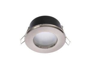 Oprawa HALOGENOWA Podtynkowa Podbitka Łazienkowa Hermetyczna AQUS GU10 LUMILED Satyna IP44 STAŁA