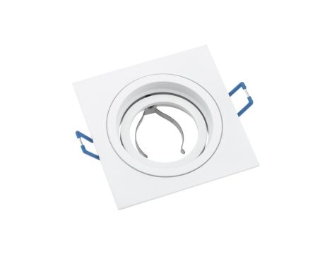 Oprawa HALOGENOWA Podtynkowa Ruchoma GU10 MR16 Kwadrat Biała CASSIO LUMILED