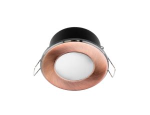 Oprawa HALOGENOWA Podtynkowa Podbitka Łazienkowa Hermetyczna AQUS GU10 LUMILED Miedziana IP44 STAŁA