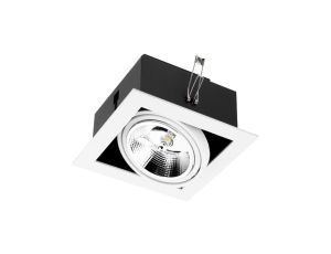 Oprawa Podtynkowa Halogenowa Ruchoma GU10 ES111 Kwadratowa Biała CANIS LUMILED
