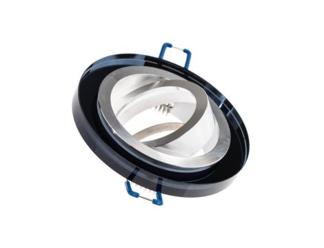 Oprawa Halogenowa SZKLANA Sufitowa ARIAN MR16 GU10 LUMILED Okrągła Ruchoma Czarna