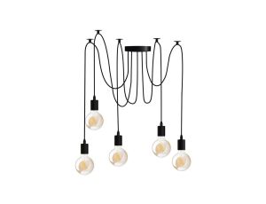 Lampa wisząca sufitowa ARANE PAJĄK 5 ramion do LED 5x E27 LUMILED