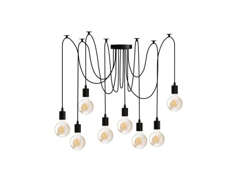 Lampa wisząca sufitowa ARANE PAJĄK 8 ramion do LED 8x E27 LUMILED