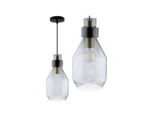 Lampa wisząca UMBRA ZWIS ciemne szkło do LED 1xE27 LUMILED