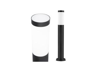 Lampa Ogrodowa Zewnętrzna E27 CZARNY SŁUPEK 65cm Lilium Lumiled