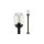 Lampa Ogrodowa Zewnętrzna E27 Czarny SŁUPEK 100cm OVALIS LUMILED
