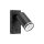 Lampa ścienna Kinkiet GU10 RING z włącznikiem czarny