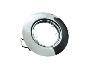 Oprawa Sufitowa Podtynkowa OPIN MR16 Okrągła Ruchoma Chrom GOLDLUX