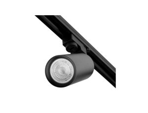 Reflektor Szynowy GU10 Czarny Lampa do Szynoprzewodów Jednofazowych