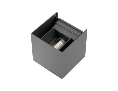 Kinkiet Elewacyjny G9 LED Antracyt Góra/Dół z Regulowanym Kątem Świecenia KIRA