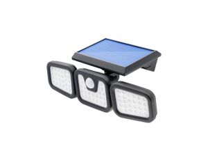 Naświetlacz solarny lampa 74x LED 15W 450lm Zimna czujnik ruchu IP65