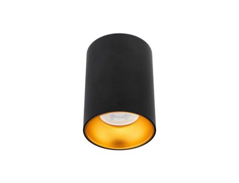 Oprawa Halogenowa Natynkowa Aluminiowa SPOT TUBA do LED GU10 Czarno - Złota