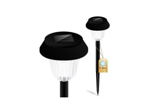 Lampa Solarna Ogrodowa LED Wbijana 5500-6000K IP44 38cm Czujnik Zmierzchu