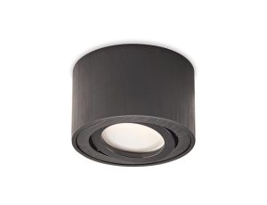 Oprawa Natynkowa HALOGENOWA SPOT 50mm Czarna Okrągła Ruchoma OH36S Kobi