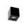 Oprawa Natynkowa HALOGENOWA Wodoodporna Aluminiowa SPOT TUBA 95mm IP44 Czarna AQUARIUS SQUARE Kobi
