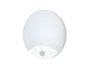 Lampa Natynkowa Plafon LED Kinkiet z Czujnikiem Ruchu i Zmierzchu 10W Barwa Neutralna 4000K IP44 ORBIS Kobi