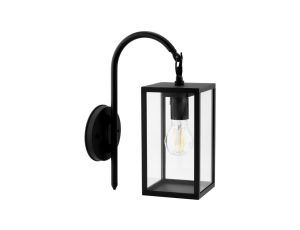 Kinkiet Ogrodowy Dół Lampa Elewacyjna Malmo E27 IP44 Grafit - GOLDLUX