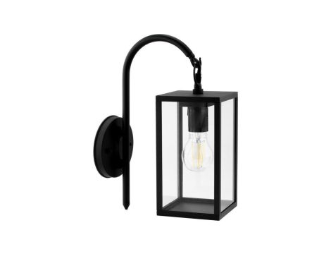 Kinkiet Ogrodowy Dół Lampa Elewacyjna Malmo E27 IP44 Grafit - GOLDLUX