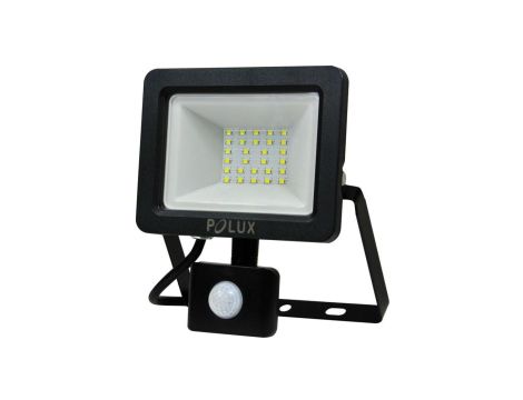 Naświetlacz LED 20W 1600lm 3000K Czarny z Czujnikem ruchu i zmierzchu GOLDLUX