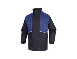 Kurtka 5 w 1 z poliestru pongee powlekanego PVC ALASKA3, kolor: granatowo-niebieski, rozmiar: 3XL / ALAS3MB3X