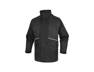 Kurtka 5 w 1 z poliestru pongee powlekanego PVC ALASKA3, kolor: czarno-szary, rozmiar: 3XL / ALAS3NG3X