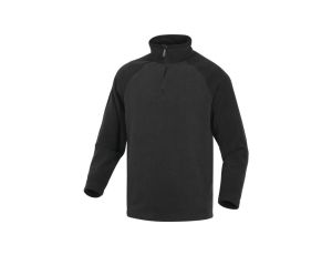 Bluza polar poliester ALMA, kolor: szaro-czarny, rozmiar: 3XL / ALMAGN3X
