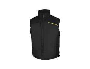 Kamizelka z poliestru pongee powlekanego PVC FIDJI3, kolor: szaro-czarny, rozmiar: 3XL / FIDJ3GN3X