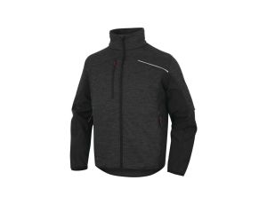 Bluza polar poliester/poliamid NAGOYA2, kolor: szaro-czarny, rozmiar: XL / NAGO2GNXG