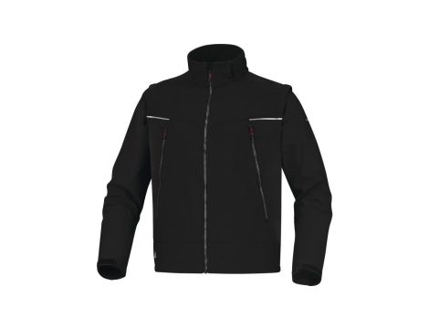 Bluza softshell z poliestru i elastanu, 3 warstwy laminowane ORSA, kolor: czarny, rozmiar: 3XL / ORSANO3X