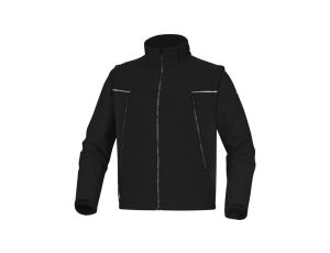 Bluza softshell z poliestru i elastanu, 3 warstwy laminowane ORSA, kolor: czarny, rozmiar: XXL / ORSANOXX