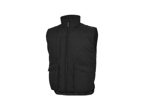 Kamizelka z wieloma kieszeniami z poliestru i bawełny SIERRA2, kolor: czarny, rozmiar: 3XL / SIER2NO3X