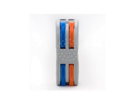 Szybkozłączka przelotowa 2x2x0,8-4mm2/ 50szt.