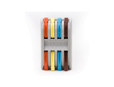 Szybkozłączka przelotowa 4x2x0,8-4mm2 /50szt/