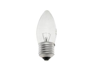 Żarówka wstrząsoodporna C35 świeczka przeźroczysta 25W E27 230V