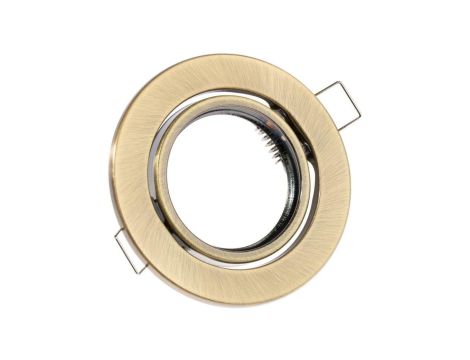 Oprawa Podtynkowa Ruchoma Okrągła AURELI Antyk Blacha MR16 GU10