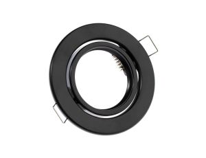 Oprawa Podtynkowa Ruchoma Okrągła AURELI Czarna Blacha MR16 GU10