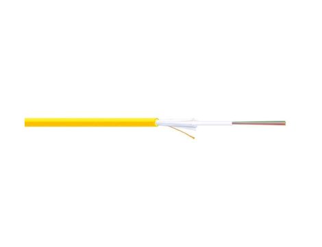 Kabel światłowodowy uniwersalny 12 włókien SM 9/125 OS2 G652D 1500N LS0H B2ca żółty DK-B3912-SC-Y-1 /bębnowy/