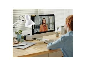 Lampka Biurkowa Kreślarska Stołowa E27 TOBI Biała Lumiled + uchwyt na blat