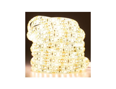Taśma LED Pasek 12V 48W 600LED 2835 Ciepła IP65 8mm 5m