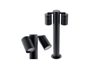 Lampa Ogrodowa Oprawa SŁUPEK Reflektor Zewnętrzny Stojąca 45 cm 2x GU10