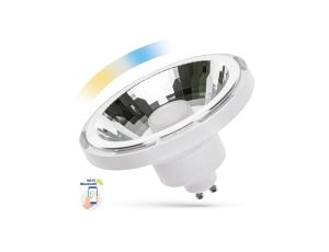 LED AR111 GU10 SMD 230V 10W BIAŁY 30st CCT+DIM Wi-Fi/BT Spectrum SMART