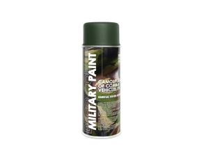 Farba do kamuflażu militarna w sprayu RAL6031 forest green