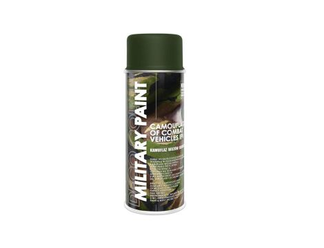 Farba do kamuflażu w sprayu RAL6014 olive drap